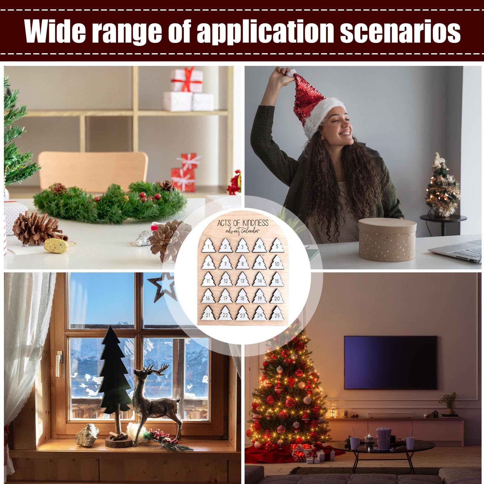 クリスマス アドベントカレンダー 25日間 クリスマスツリー 壁掛け